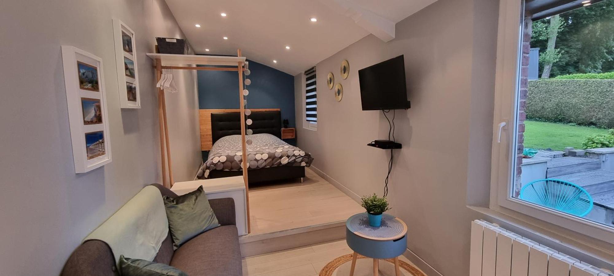 Studio Independant Avec Terrasse Vue Jardin Beauchamps  ห้อง รูปภาพ